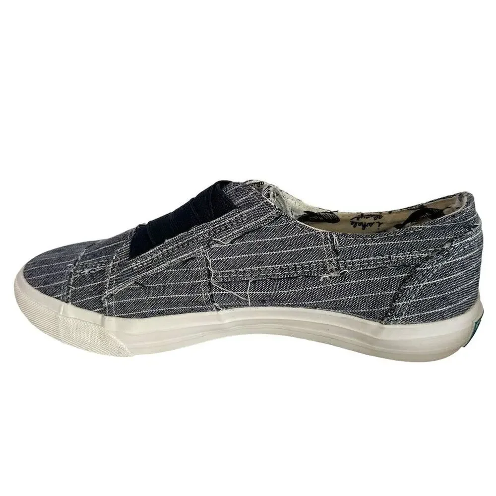 Blowfish Malibu Marley Slip-On Low Top Sneakers Gray stripe  Women’s Size 9‎ - Picture 6 of 12
